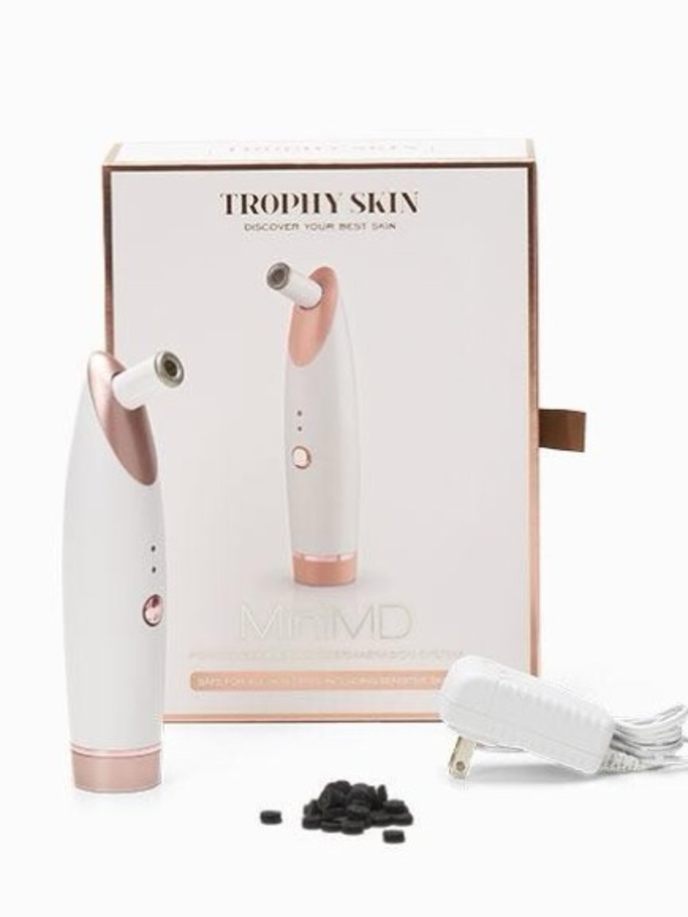 Trophy Skin MiniMD Microdermabrasion System Rose Gold